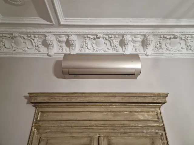 Klimatyzacja we wnętrzu zabytkowym